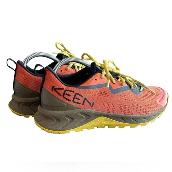 KEEN Versacore Speed Bright Gold Flame Antique Moss Hiking Trail shoes size 9.5 - Picture 3 of 15
